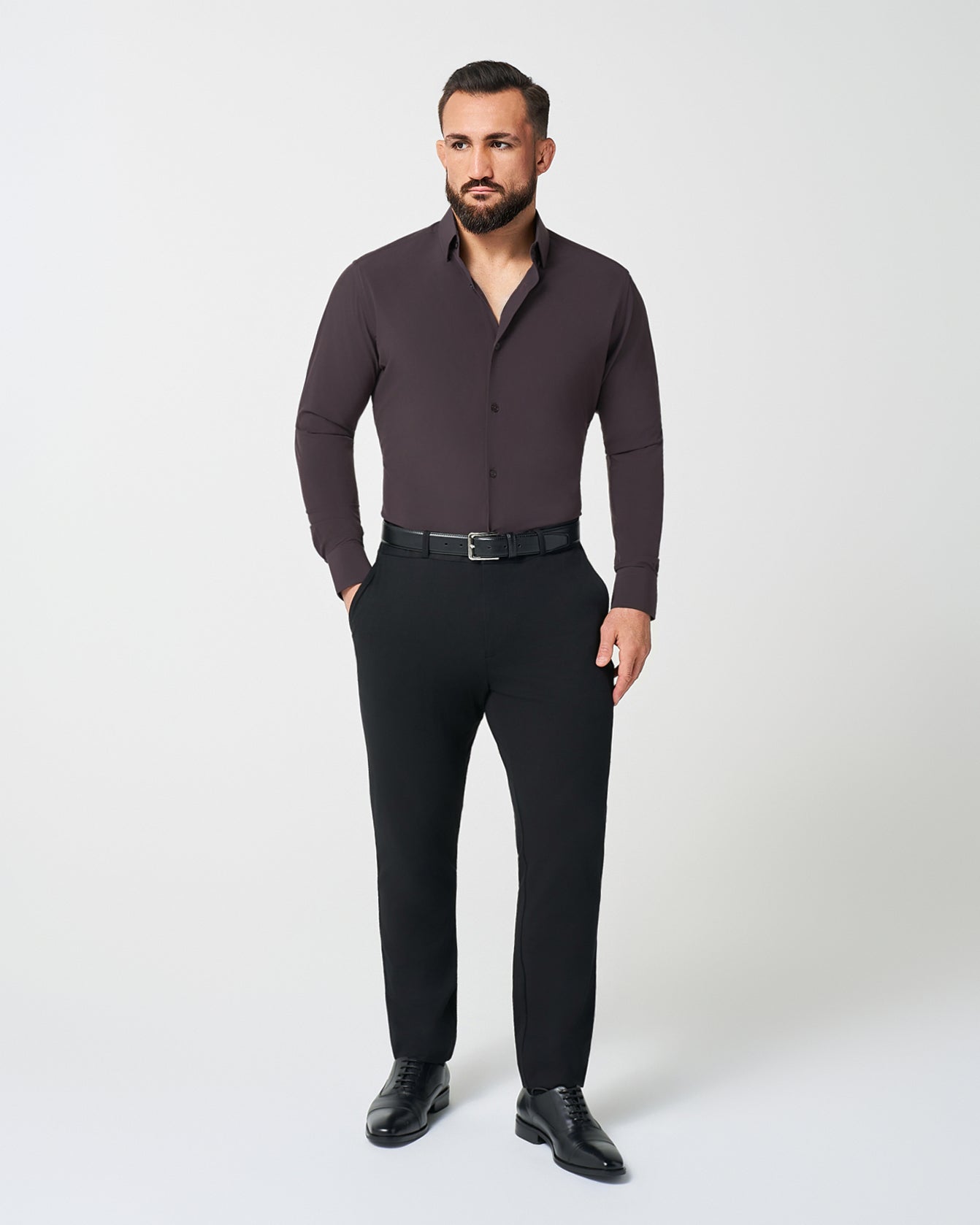 "The Miller" Deep Plum | State & Liberty Dress Shirts