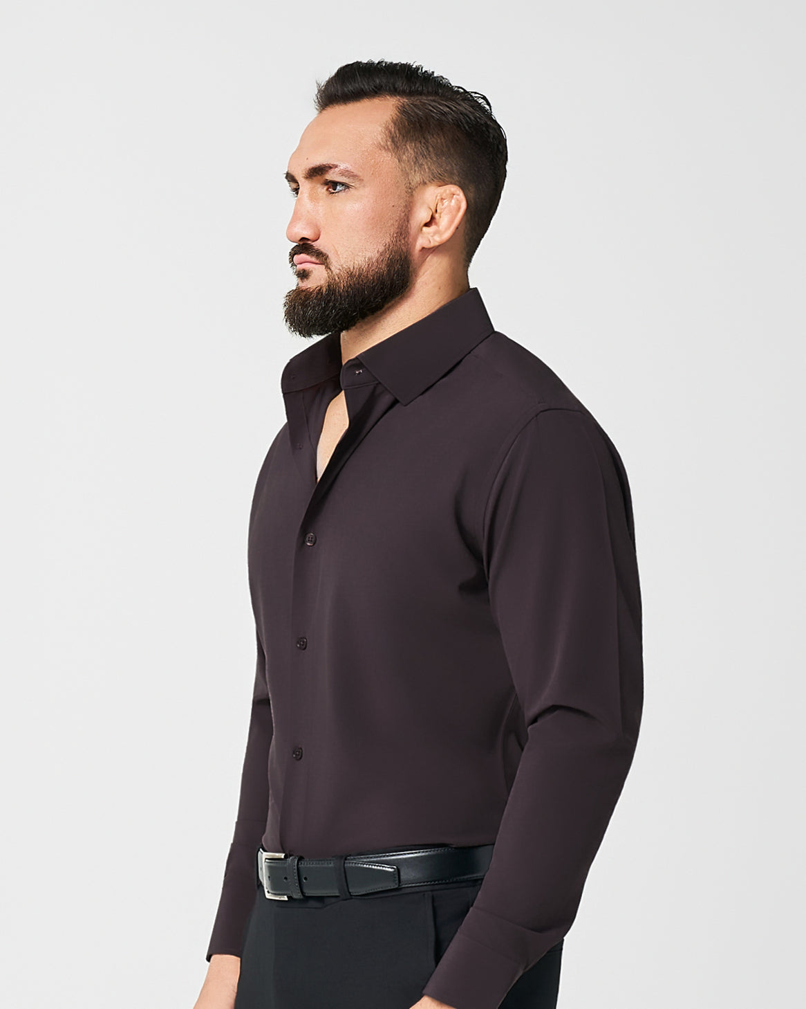 "The Miller" Deep Plum | State & Liberty Dress Shirts