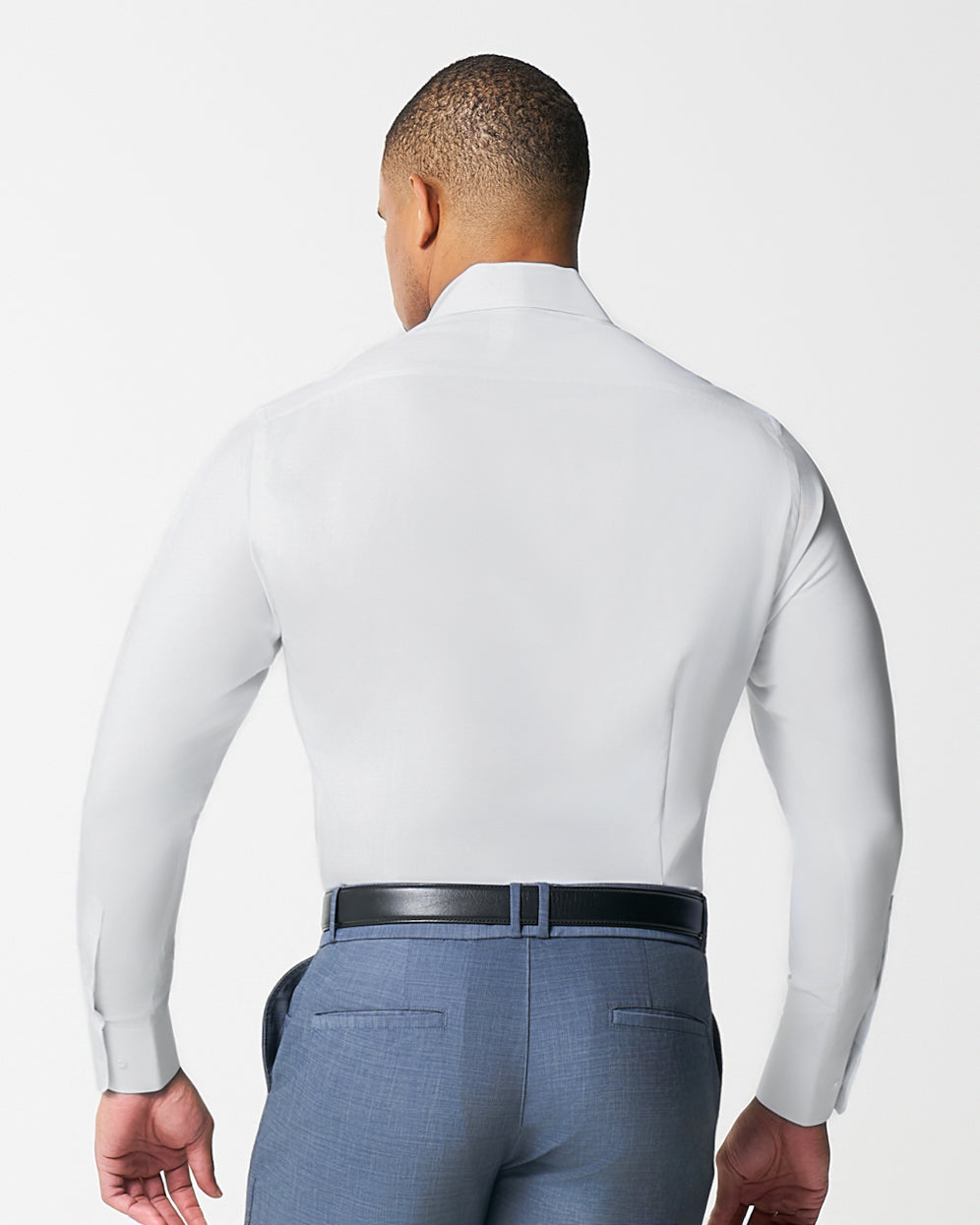 "The Stafford" Solid White Weave | State & Liberty Dress Shirts