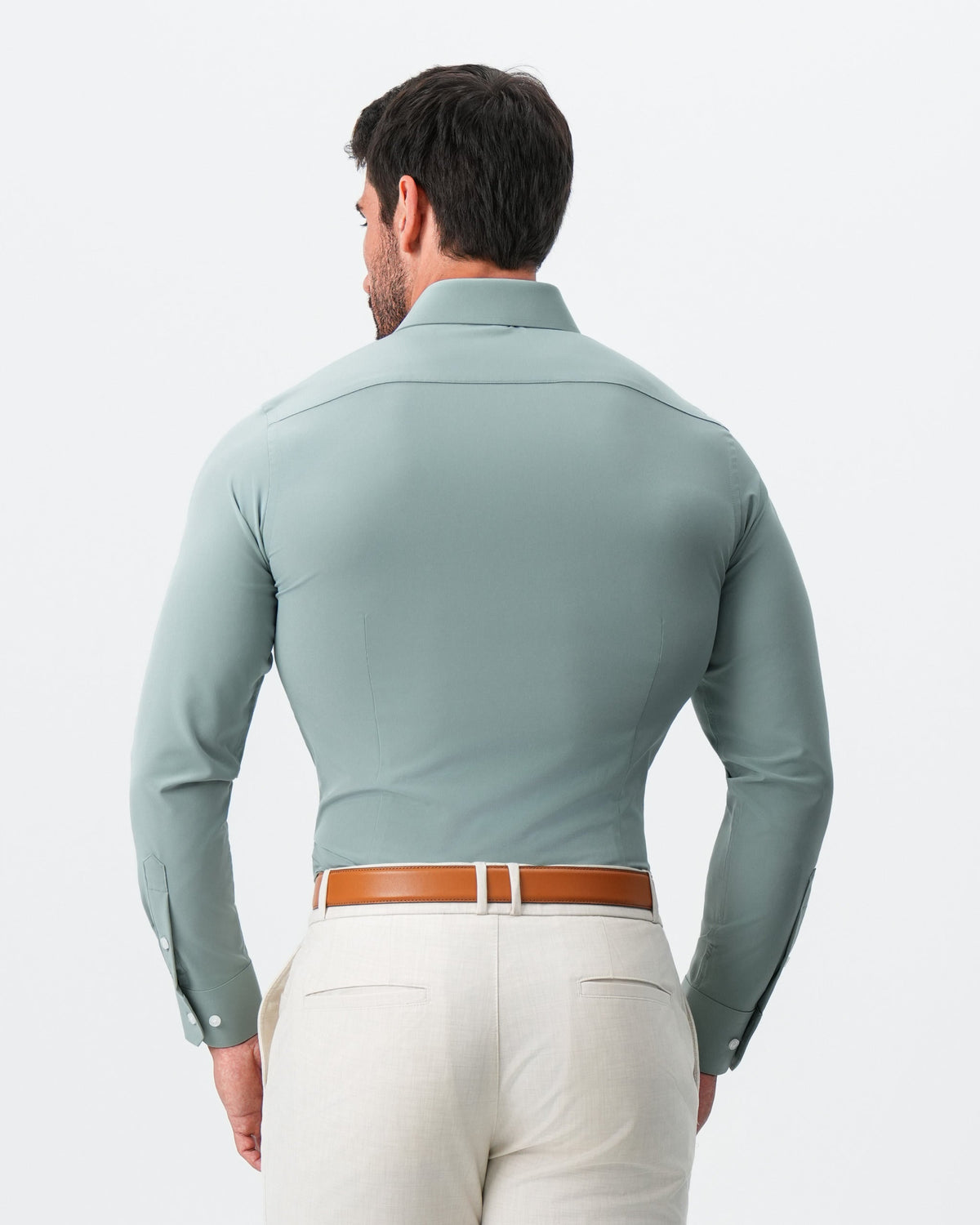 "The Westfield" Solid Sage Green | State & Liberty Dress Shirts