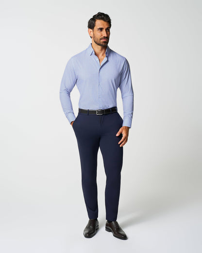 "The Weston" Light Blue, Pink & Black Plaid | State & Liberty Dress Shirts