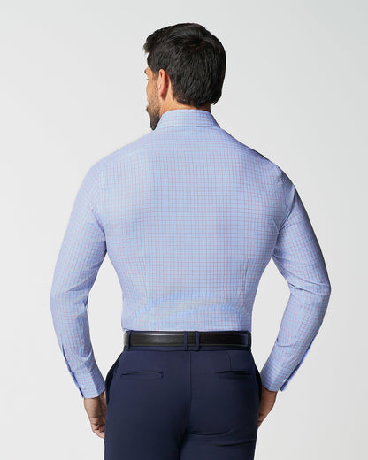"The Weston" Light Blue, Pink & Black Plaid | State & Liberty Dress Shirts